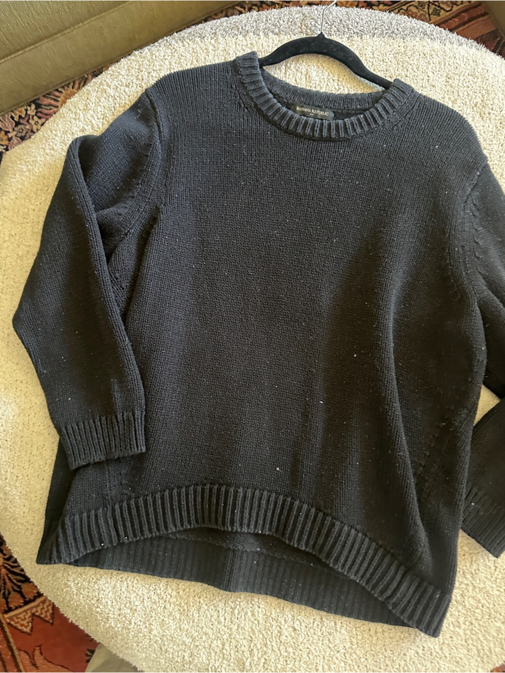 Banana Republic Factory Black Knit Sweater